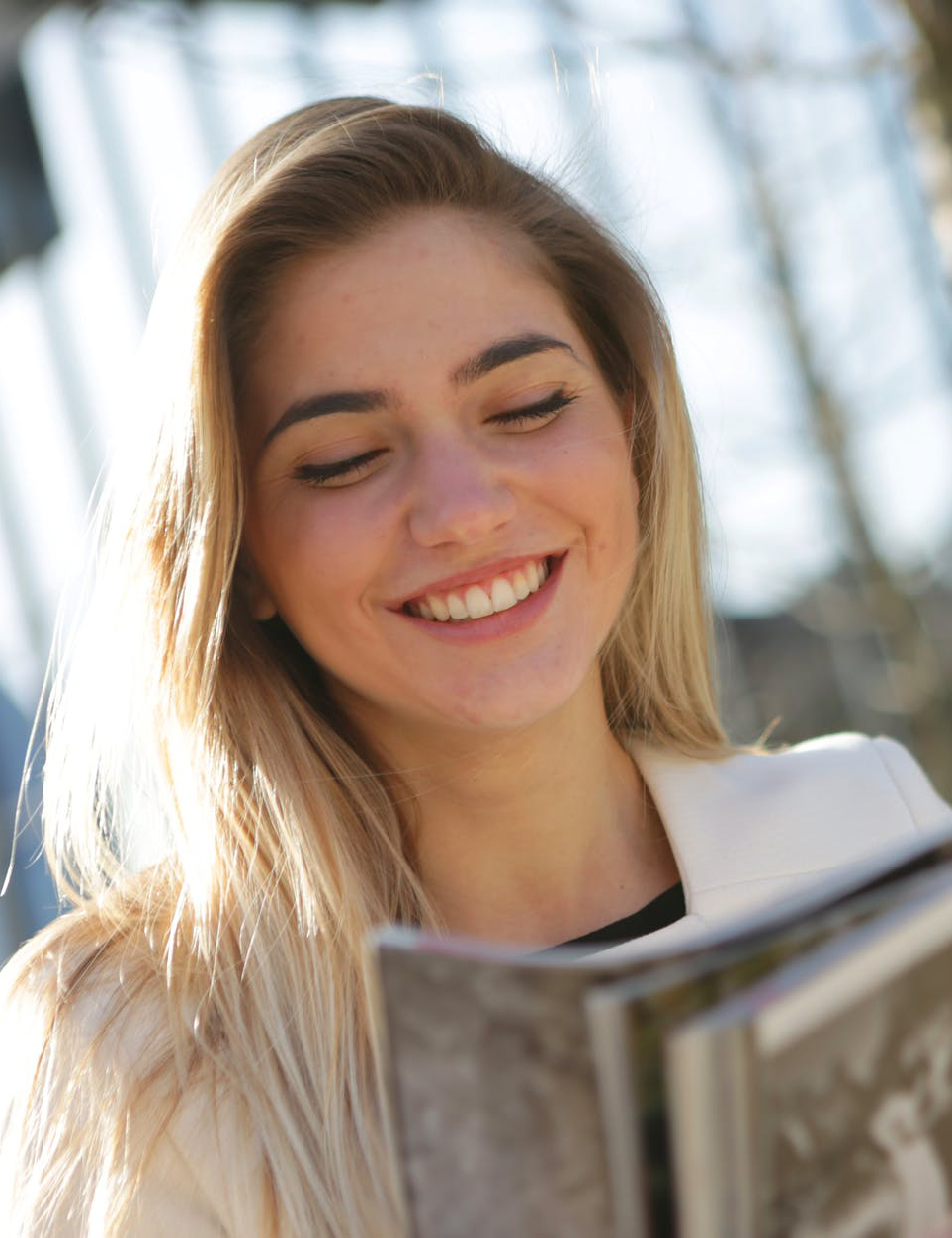 Woman Smiling